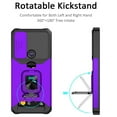 thumbnail image 5 of Decase for Moto G Pure Case,for Moto G Power 2022 Case with Sliding Lens Cover and Wallet Card Holder Heavy Duty Protective Magnetic Kickstand Ring Case for Moto G Pure/Moto G Power 2022,Purple, 5 of 7