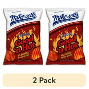 (2 pack) Mikesell's Good N' Hot Potato Chips, 7.5oz