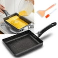 thumbnail image 1 of Tamagoyaki Pan  Japanese Cookware  Japanese Omelette Egg Pan  Rectangle Frying Pan  Japanese Kitchen Accessories  Square Pan  Omelette Maker Nonstick  Omelet Pan  Cooking Tools, 1 of 11