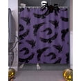 thumbnail image 3 of Halloween Raven Purple Shower Curtain Set ，Waterproof Fabric Shower Curtains Shower Curtains for Bathroom,Bathroom Decor 72"x84", 3 of 6