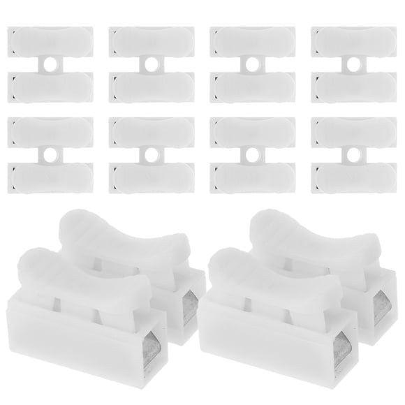 COOPHYA 55pcs Wire Connectors for Spring Connector White Plastic Led Lighting Projects Electrical Connection