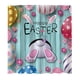 thumbnail image 2 of Cortina de Baño de Pascua, Sin Taladros, con 12 Ganchos, 2 of 6