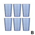 thumbnail image 1 of Plastic Cups Clear Reusable Glasses Water Party Wedding Drinking, 1 of 8