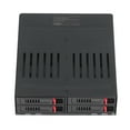 thumbnail image 4 of HDD Mobile Rack, Plug And Play Aluminum Alloy 3TB 6Gbps 4 Bay HDD Cage  For Chassis 5.25in, 4 of 8