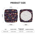 thumbnail image 6 of Lsque Mexican Flowers Birds Printed Square Couch Cushion Covers, Floral Sofa Cushion Covers Replacement, Stretch Couch Covers for Couch-16.9in, 6 of 9