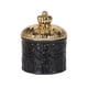 thumbnail image 3 of Caja de joyería, expositor de joyas, tarro decorativo con tapa, tarro de almacenamiento Negro, 3 of 9