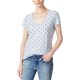 thumbnail image 1 of maison Jules Camiseta básica de algodón para mujer, azul, XX-Small, 1 of 1