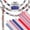 Stars and Stripes Pattern, variant on 300 USA-Themed Paper Chain Strips for Crafting. No Glue or Tape Needed. Kid Friendly & Family Fun. 10 Stars-and-Stripes Patterns. Over 50 Feet of Paper Chains for Party Decorations