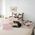 thumbnail image 6 of Manfei Black Butterfly 7 Pieces Bed in a Bag Full Size for Girls Women, Vintage Rose Floral Bed Set, Baroque Mandala Bed Sheets Setp with Comforter, Breathable Bedroom Decor, 6 of 8