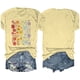 thumbnail image 4 of Camisetas de Verano de Mujer Pequeña Flor Impresa Cuello Redondo Manga Corta Superior, Verano Superior de las Mujeres, 4 of 8