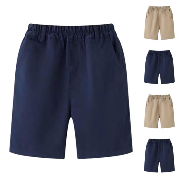 LIBRCLO Swim Trunks for Kids Boys Athletic Quick Dry Board Shorts with Pockets Lightweight Breathable Summer Hawaii Beach Shorts Navy 13-14 Years