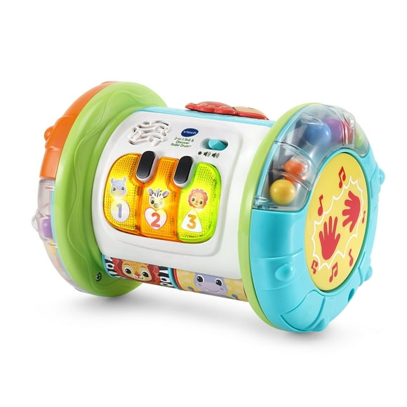 VTech 2-in-1 Roll & Discover Roller Drum for Babies, Walmart Exclusive