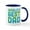 White/Navy Inside, variant on CafePress - World's Best Dad Mug - 11 oz Ceramic Mug - Novelty Coffee Tea Cup