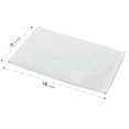 thumbnail image 6 of Set of 2 White Monogrammed Towel - Black Embroidered - Initial A, 6 of 7