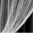 thumbnail image 3 of Star Cut-out Blackout Window Panel Pair Charcoal 50x63X2, 3 of 4