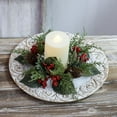 thumbnail image 4 of Christmas Decorations Holiday Ornaments Christmas Decor Items: Candles Candlesticks Wreaths Table Ornaments, 4 of 9