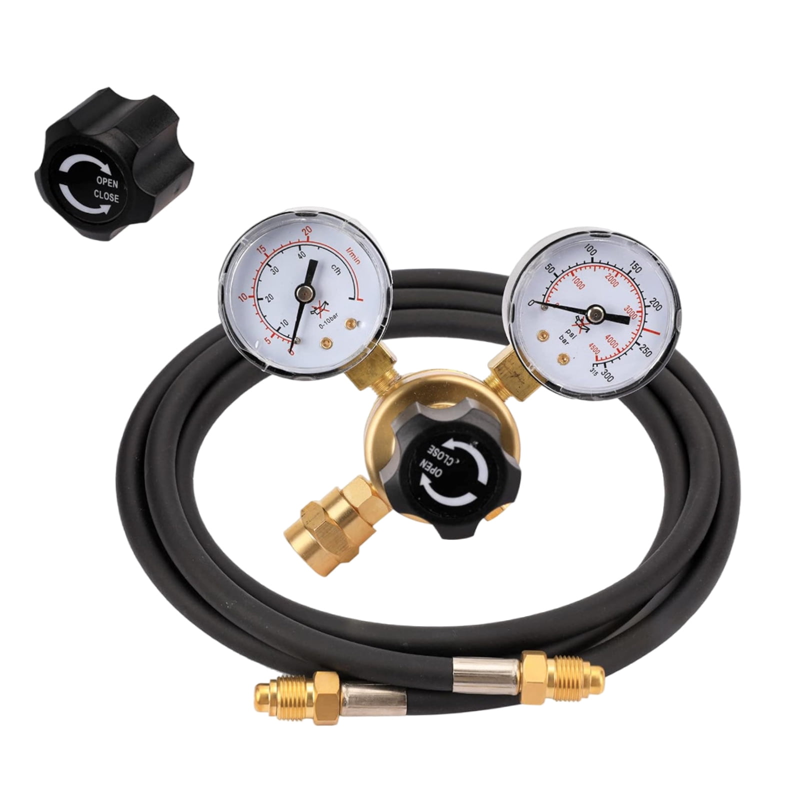 WX 02 /CO2 User Friendly Welding Regulator with Strong Metal Body & Clear Pressure Gauges for Smooth Operate