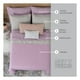 thumbnail image 3 of Set de Edredón Ligero Doble Vista con Sábanas y Fundas Real Textil (Violeta/Gris, King Size), 3 of 6