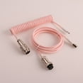thumbnail image 4 of Custom Cables Type c Coiled Cable Mechanical Keyboard Usb c Rainbow Keyboard Cable for Mechanical Keyboard, 4 of 5