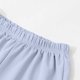 thumbnail image 5 of Pantalones largos para niños, de color liso, con cintura elástica, de talla media, transpirables, de verano, de poliéster., 5 of 7