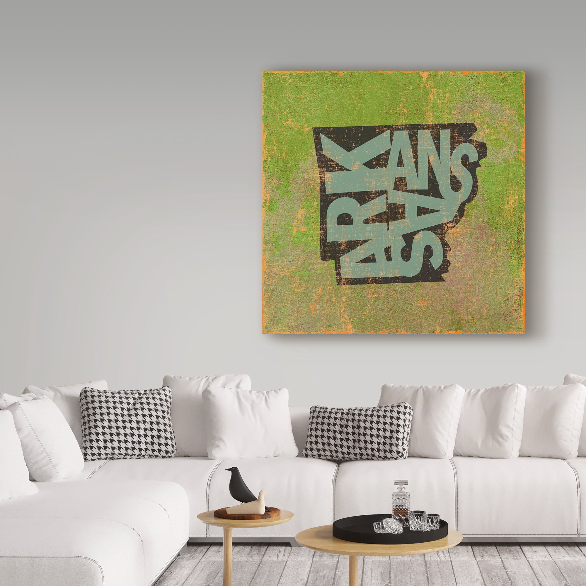 Trademark Fine Art 'Arkansas' Canvas Art by Art Licensing Studio