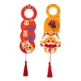 thumbnail image 5 of yotijay 2025 New Year Door Handle Decoration Cute Tabs for Entryway Party Front Door B, 5 of 9