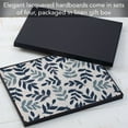 thumbnail image 6 of CounterArt "Blue Leaf Meadow" Hardboard Tabletop Placemats 4-Pack, 6 of 7