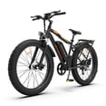 thumbnail image 1 of AOSTIRMOTOR 750W Electric Bike Fat Tire P7 48V 13AH Removable Lithium Battery for Adults with Detachable Rear Rack Fender(Black), 1 of 2