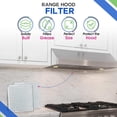 thumbnail image 3 of GUYUTING Range Hood Filter 2 Pack 8 Inch Aluminum & Carbon High Efficiency Odor & Grease Control for Ventline, 3 of 9