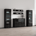thumbnail image 3 of Soho 3 Modern Wall Unit Entertainment Center with 16 Color LED Lights, 3 of 5