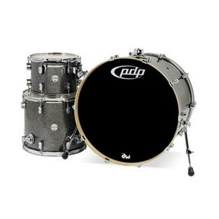 Drum Black Sparkle - PDP Concept Maple 3-Piece Drum Shell Pack w/ 24