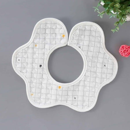 

Shldybc Baby Bibs Baby Bandana Drool Bibs Baby Saliva Towel 360 ° Rotation Flower Waterproof Saliva Towel Bib Baby Eating Bag on Clearance