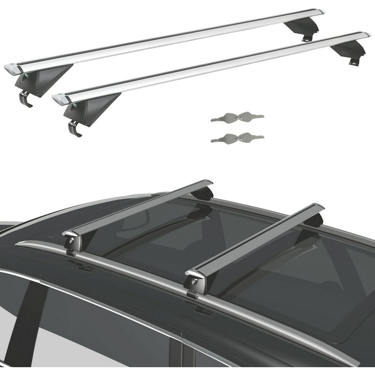 TANX Car Roof Rack Cross Bars with Locks，Universal Roof Rack