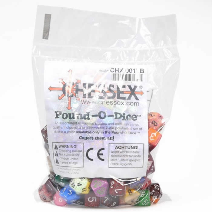 CHX001 for sale online Chessex Pound-O-Dice Set 