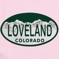 thumbnail image 2 of CafePress - Loveland Colo License Plate Infant Bodysuit - Baby Light Bodysuit, Size Newborn - 24 Months, 2 of 4