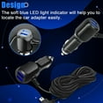 thumbnail image 2 of Dash Cam Car Charger Usb Cable 11.5Ft Power Cord Supply For Dvr Camera Gps, 2 of 9