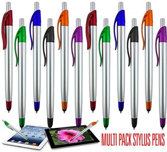 iPhones 25 Pack iPads Compatible with Tablets Greeting Thank You Gift Pen for Touchscreen Devices 2 in 1 Multifunction Pen Stylus Pens