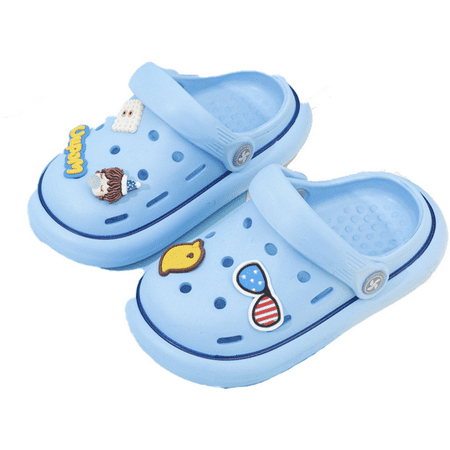 

Cre-Heaven Summer 2023 Cartoon Toddler 2 in 1 Sandal And Slippers Little Kids Sandals Boys Girls Soft Non-slip for Shower Beach Optional Size