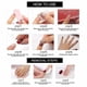 thumbnail image 2 of Uñas falsas francesas cortas lindas flores prensadas sobre las uñas acrílicas amarillas cuadradas cubiertas completas uñas postizas compatibles con mujeres y niñas 24 uds. Afortunado Sencillez, 2 of 5