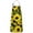 Black Green Stem, variant on Black Yellow Sunflower Pattern Apron-Garden Aprons for Women with Pockets-Cotton Linen Waterproof Kitchen Cooking Gardening Aprons Adjustable for Kitchen,Cooking,BBQ and Salon 33x27 Inch