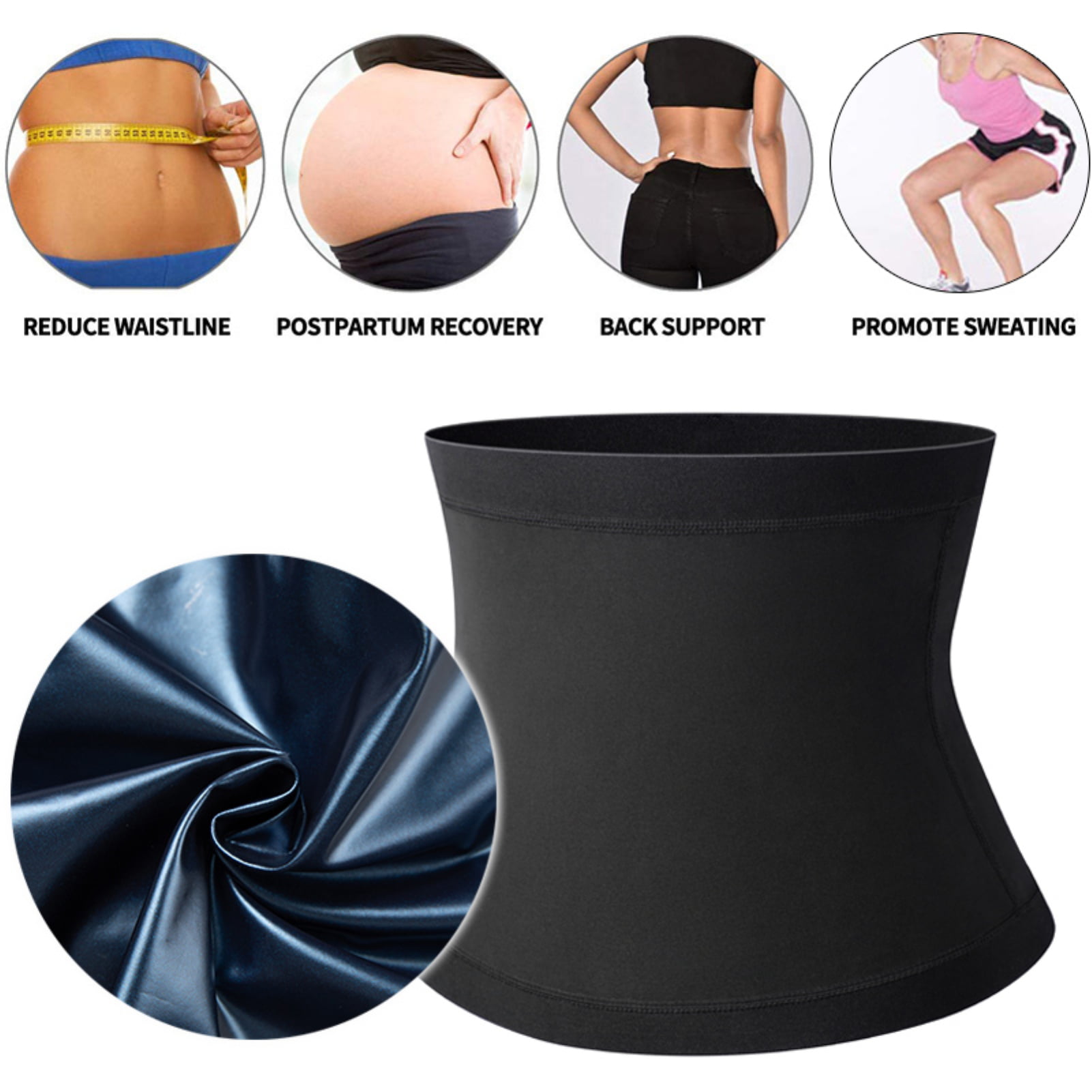 Men Waist Trimmer Belt S to 5XL Elastic Tummy Control Male Beer Belly  Stomach Wrap Sweat Band Fitness Supplies 