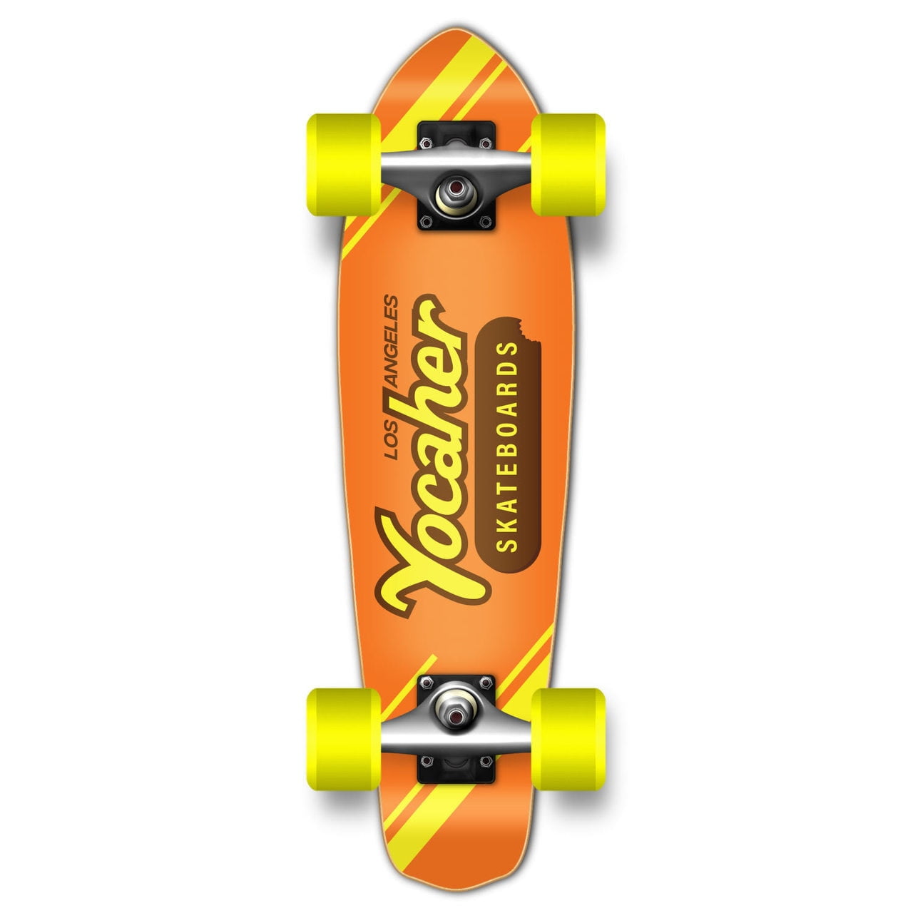 Yocaher Complete Micro Cruiser Skateboard Longboard - CANDY Series - PB & C
