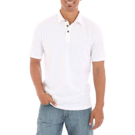 Generic Wrangler Men's Short Sleeve Self Collar Polo
