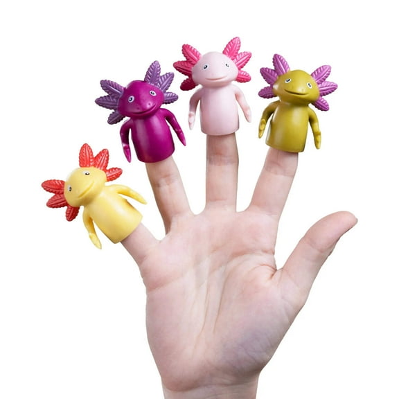 Axolotl Finger Puppets