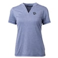 thumbnail image 2 of Women's Cutter & Buck  Heather Navy Lehigh Valley IronPigs Forge DryTec Heathered Stretch Blade Top, 2 of 3