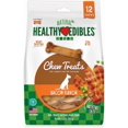 thumbnail image 1 of Nylabone Friandises pour Chiens Comestibles Sains Saveur Bacon Longue Durée, 12 Unités, 1 of 5