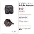 thumbnail image 2 of js-90-6015-8 Small Rustic Cast Iron Drawer Pull Small (Set of 8), 2 of 8