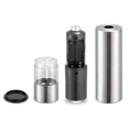 thumbnail image 2 of Electric Salt Black Pepper Grinder Mill Battery - Stainless Steel Salt and Pepper Grinder Sets -  Adjustable Powered Automatic Pepper Mill, 2 of 12
