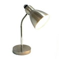 thumbnail image 3 of Lampe de bureau semi-flexible de conception simple, nickel brossé, 3 of 3