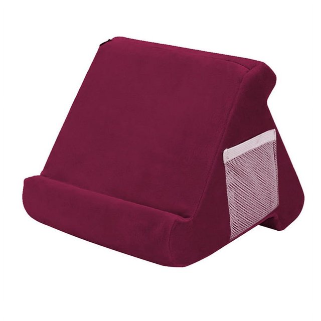 HLONK Tablet Pillow Stand Pillow Soft Tablet for iPad Blue